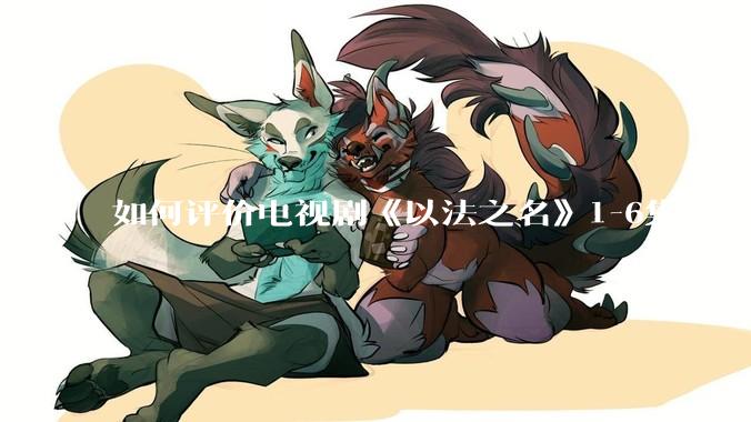 如何评价电视剧《以法之名》1-6集？