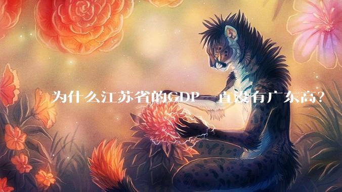 为什么江苏省的GDP一直没有广东高？