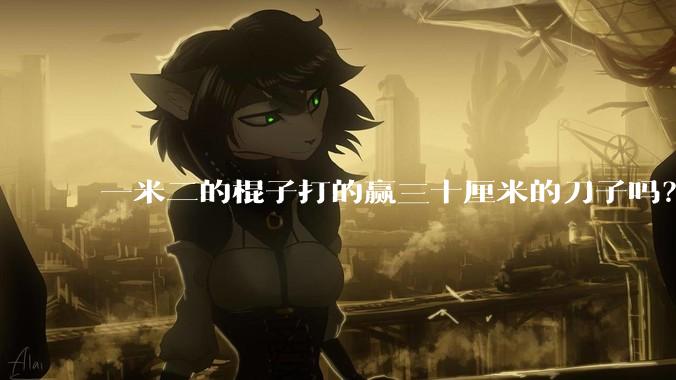 一米二的棍子打的赢三十厘米的刀子吗？