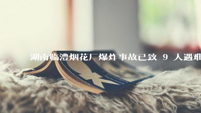 湖南临澧烟花厂爆炸事故已致 9 人遇难 26 人受伤，事故原因可能是什么？厂方要承担哪些法律责任？